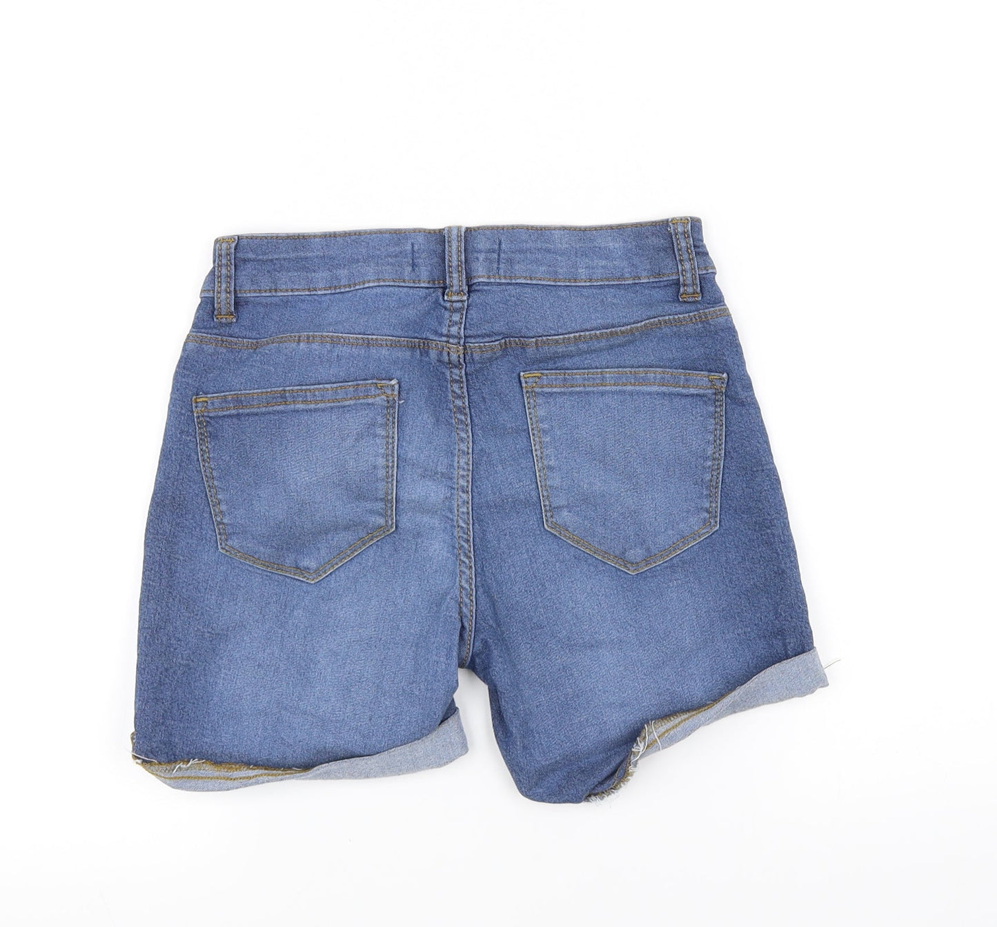 DENIMCO Womens Blue   Chino Shorts Size 4