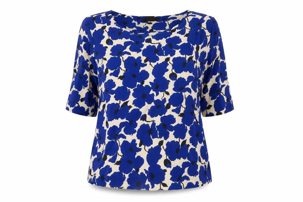 H&M Womens Blue   Basic T-Shirt Size 4