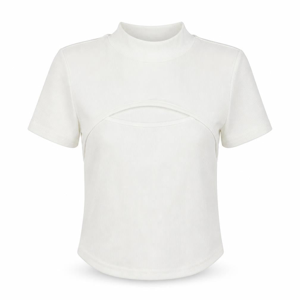 SheIn Womens White   Basic T-Shirt Size S