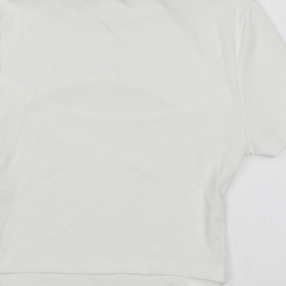 SheIn Womens White   Basic T-Shirt Size S