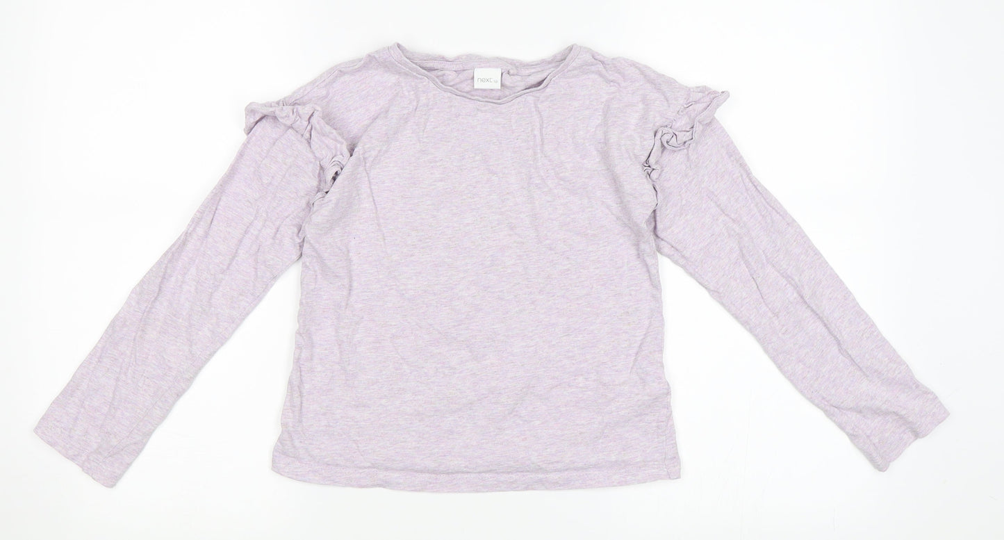NEXT Girls Purple   Basic T-Shirt Size 10 Years