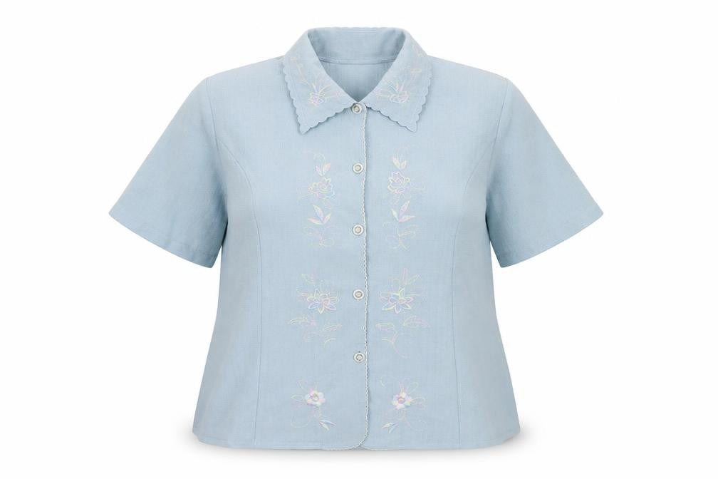 Clothes Contact Womens Blue   Basic Button-Up Size 20