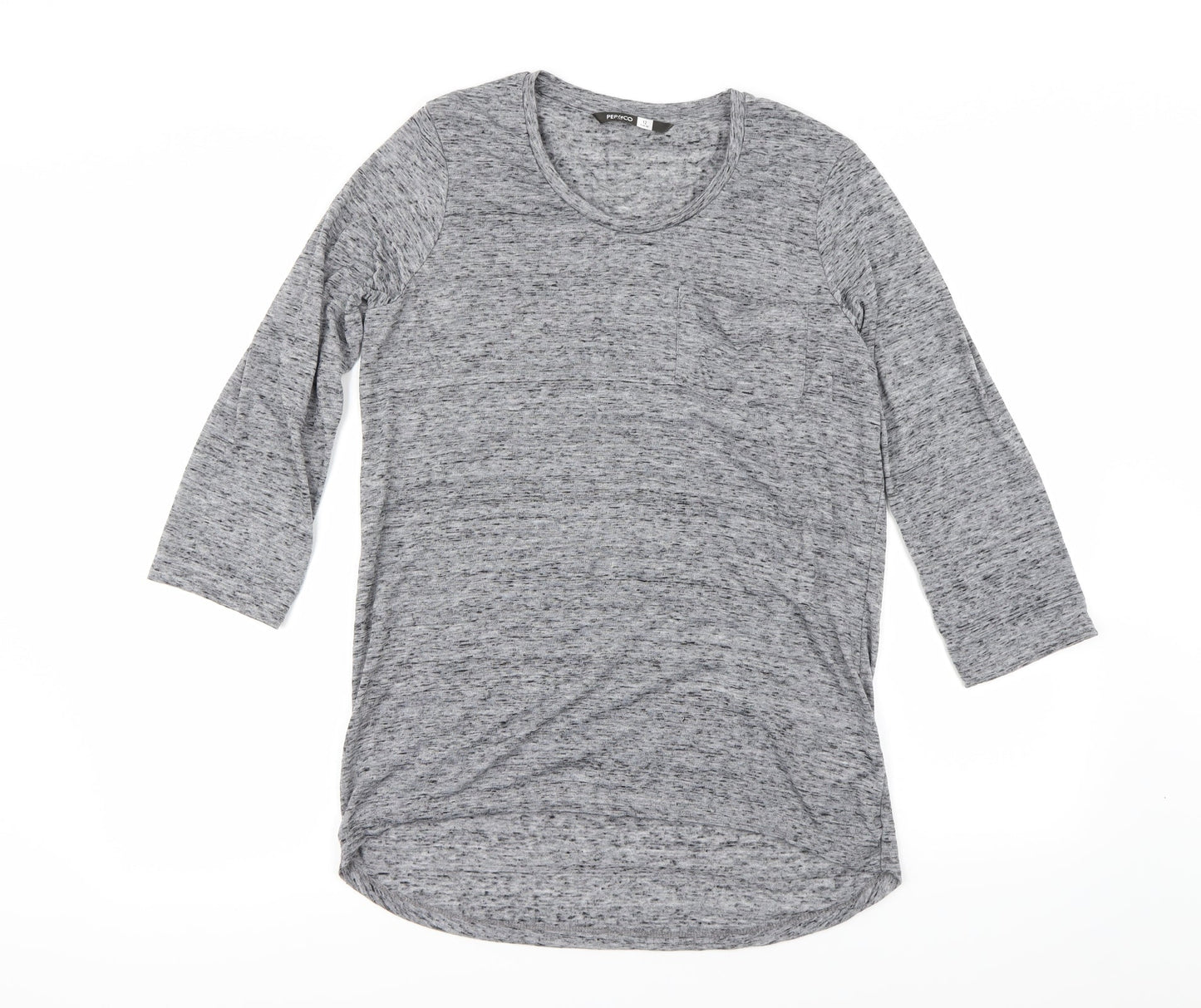 pep&co Womens Grey   Basic Blouse Size 12