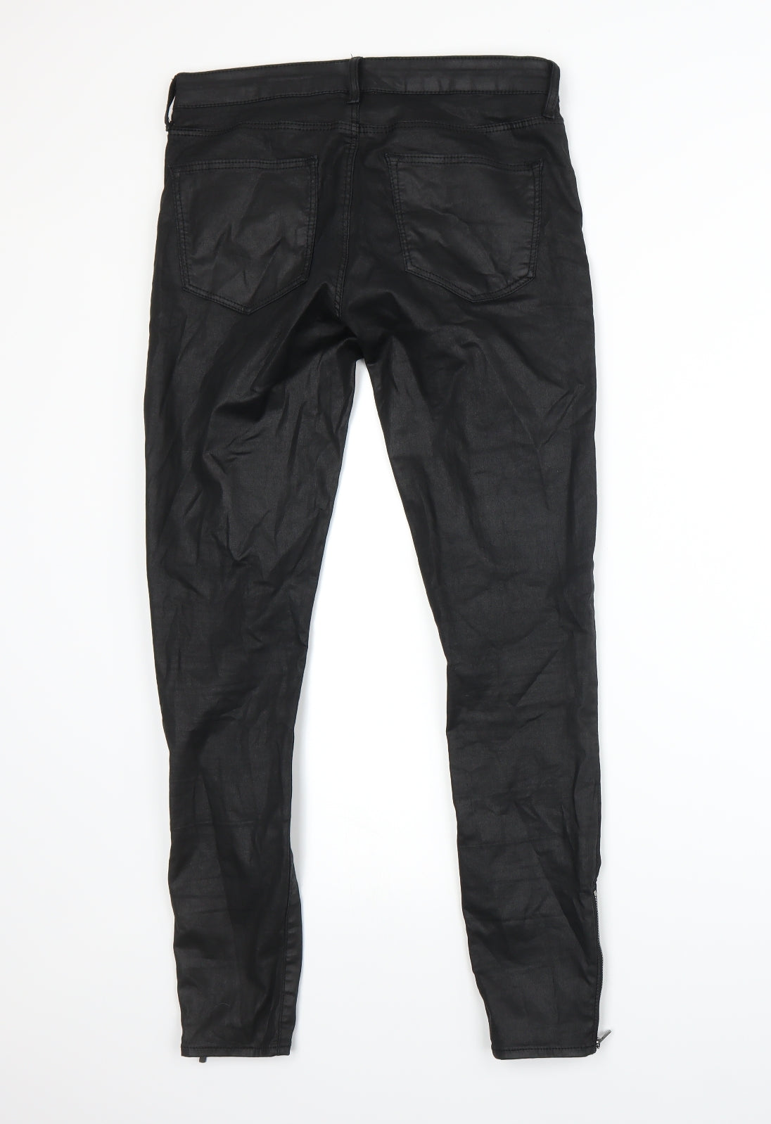 Topshop Womens Black   Skinny Jeans Size 8 L27 in