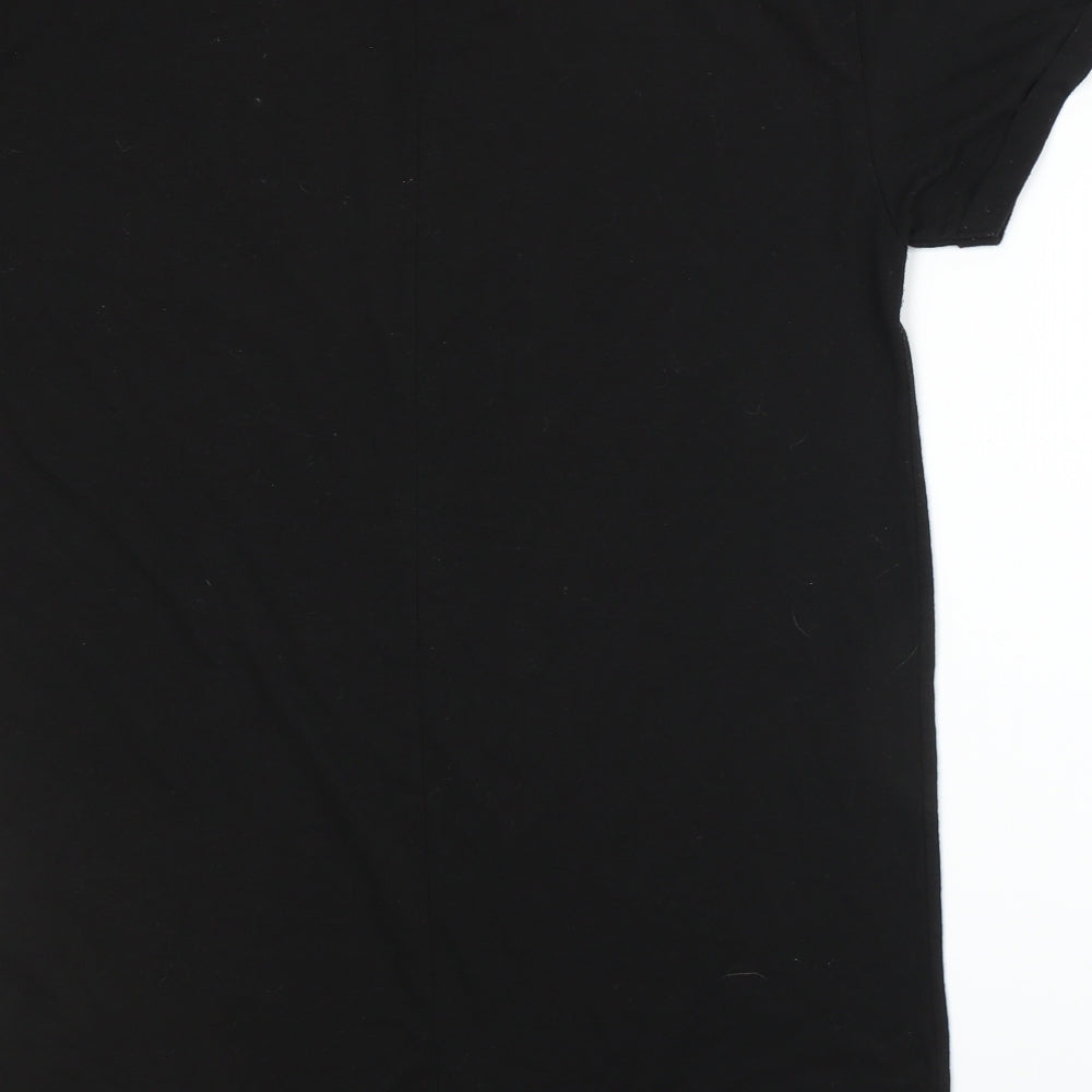 Topman Mens Black    T-Shirt Size M