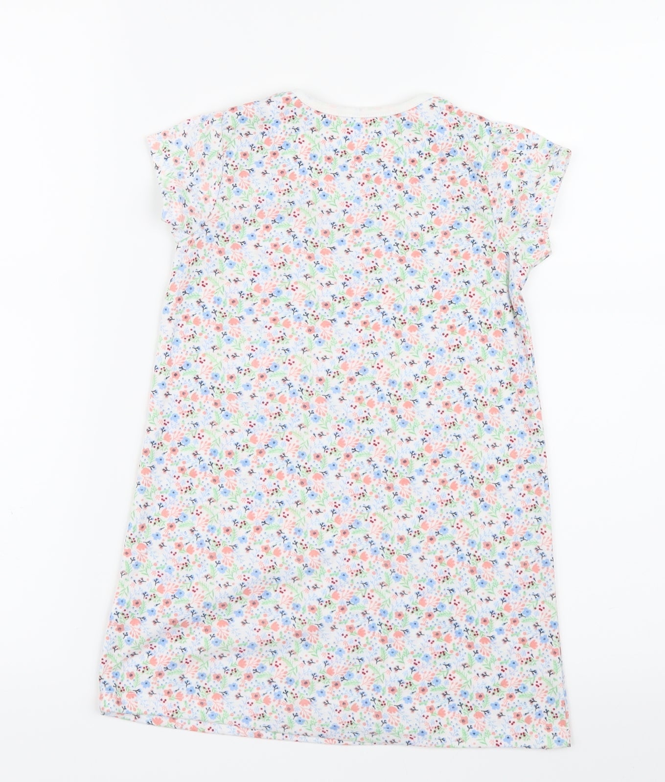 Nutmeg Girls Pink Floral  Shirt Dress  Size 3-4 Years