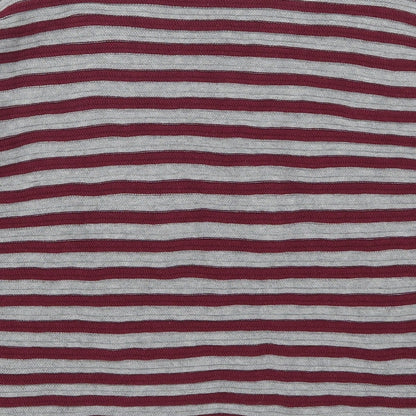 Brand and care label for Bexleys women’s red striped jumper, size S