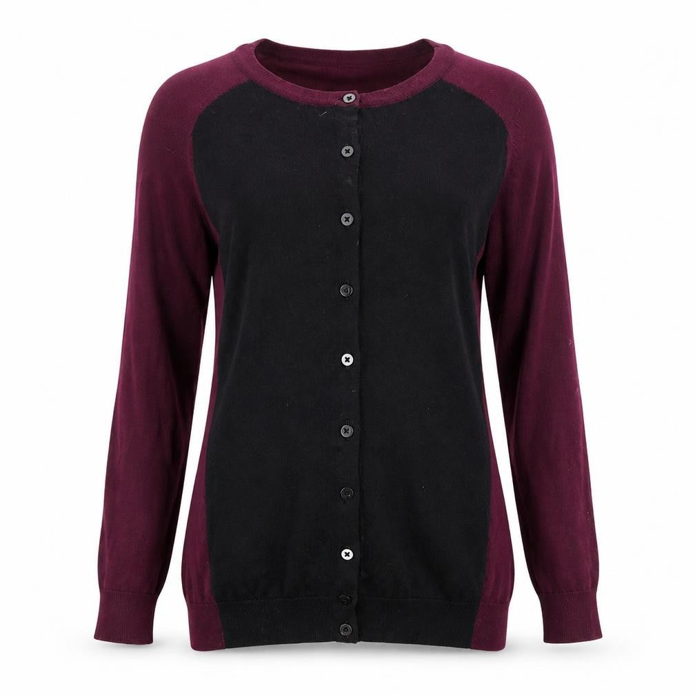 H&M Womens Purple   Cardigan Jumper Size XS  - Plum