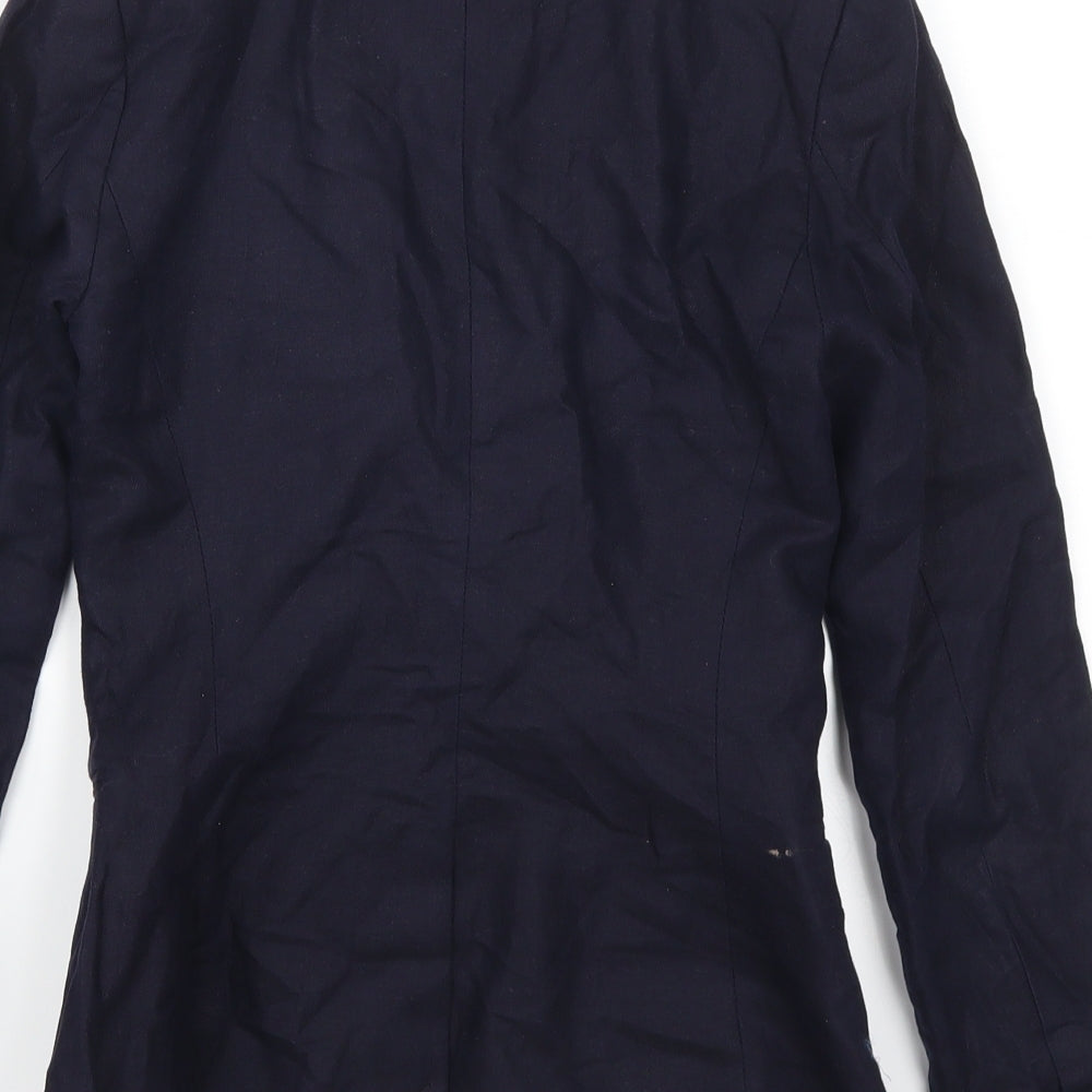 H&M Womens Blue   Jacket Suit Jacket Size 4