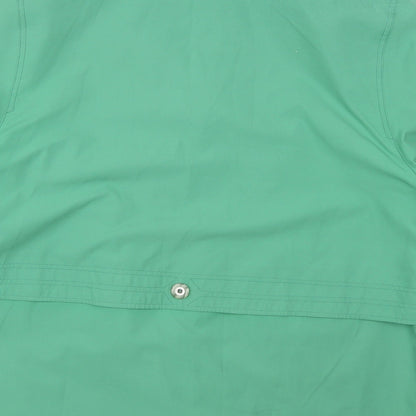 Brand and care label for Stratus women’s green jacket coat, size UK 14