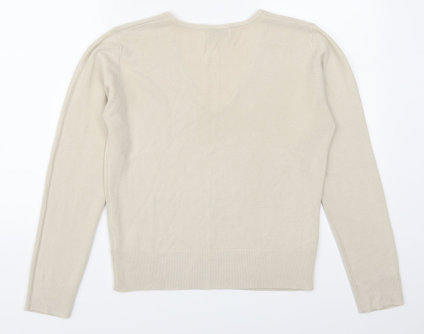 Topshop Womens Beige   Pullover Jumper Size 16