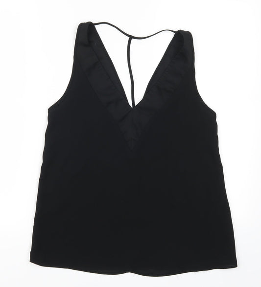 River Island Womens Black   Basic Tank Size 8