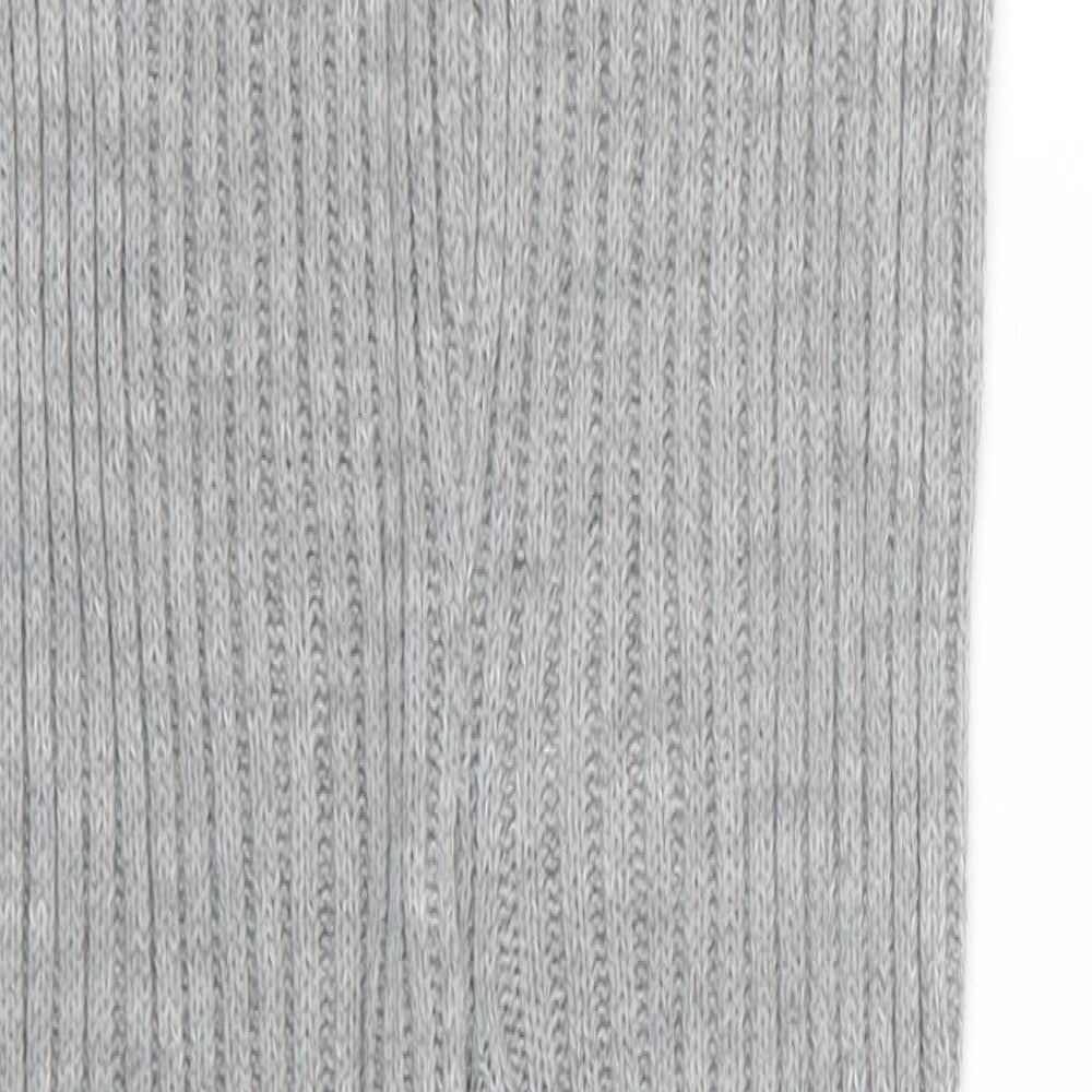 Brand and care label for Preworn women’s grey trousers, size UK 27, in, 25-inch leg