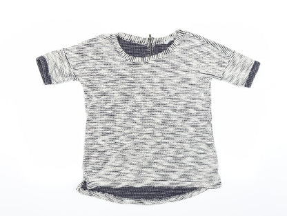Additional front view of Red Herring women’s grey jumper, size UK 10