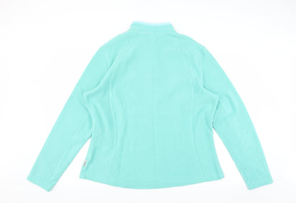 Back view of Quechua women’s green jumper, size L