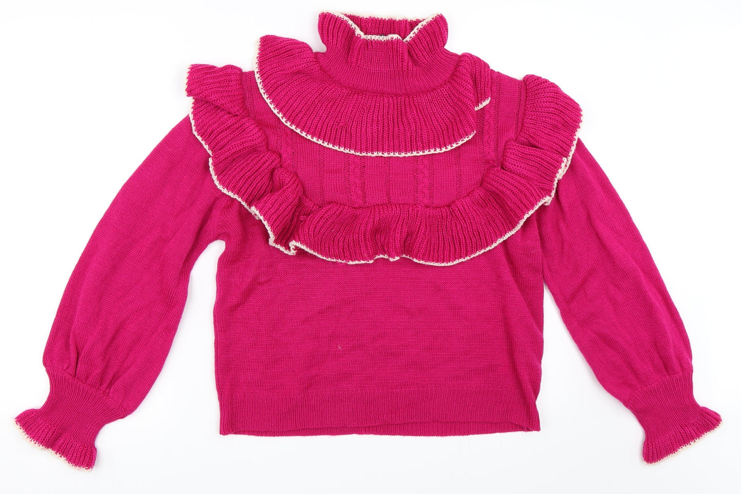 Boohoo Womens Pink   Pullover Jumper Size M