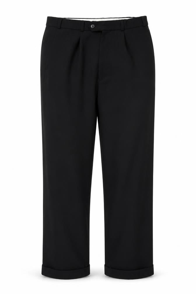 Emporium Womens Black   Trousers  Size 34 in L28 in