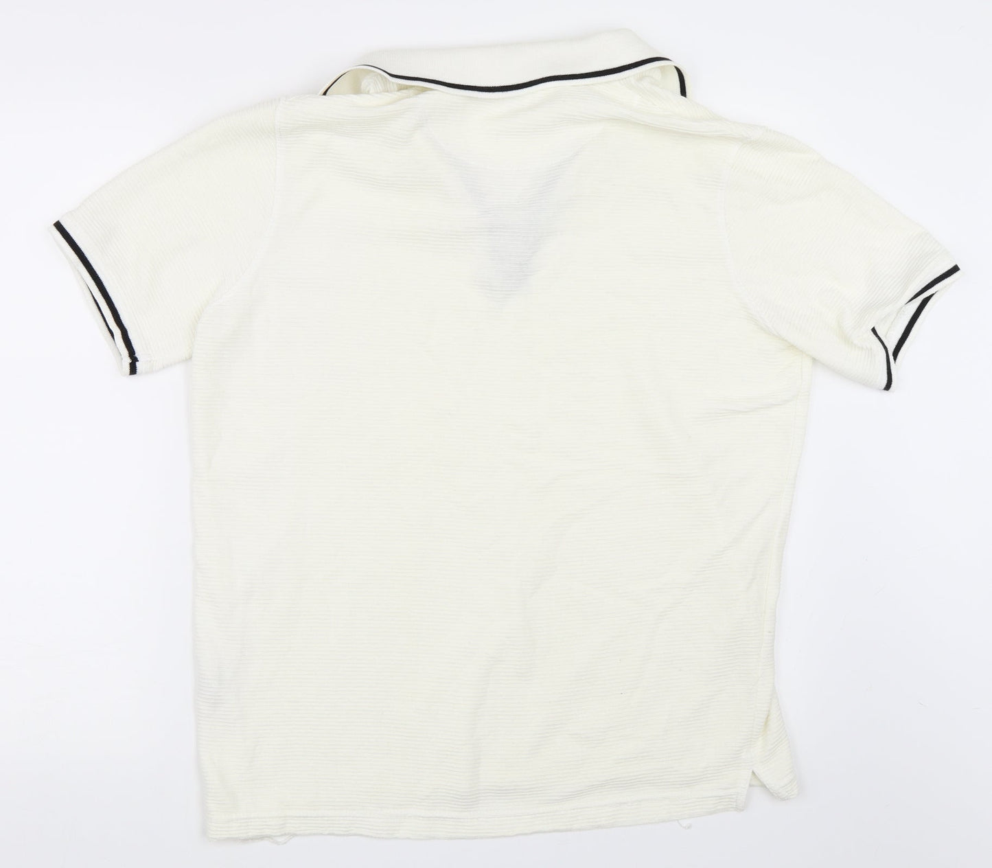 Pep&Co Mens Ivory    Polo Size L