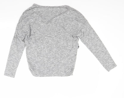 Back view of Dorothy Perkins women’s grey jumper, size UK 12