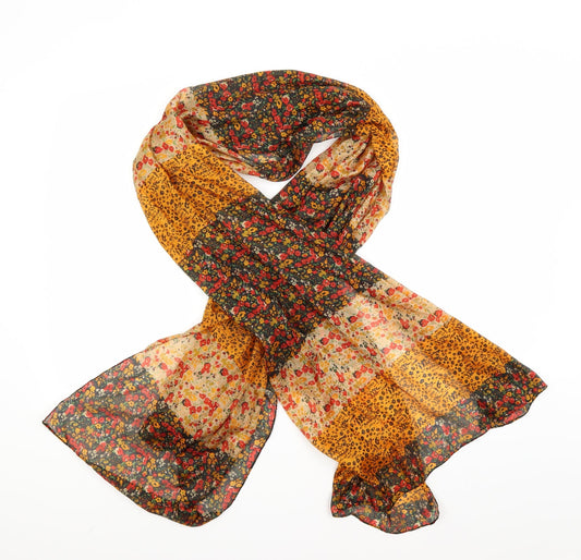 Preworn Womens Multicoloured Floral   Scarf
