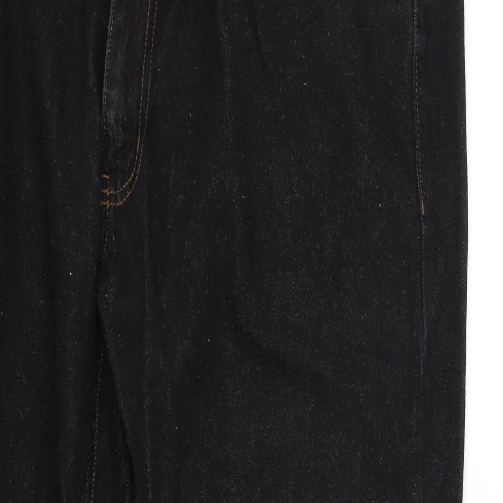 pre worn Womens Black   Straight Jeans Size XL L32 in