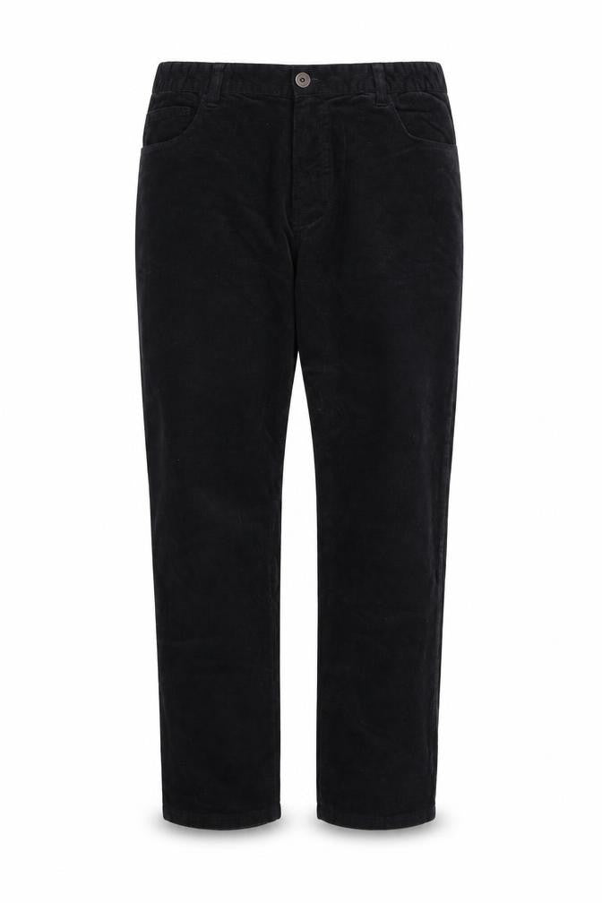 Front view of Tu women’s black trousers, size M, 32-inch leg