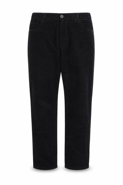 Front view of Tu women’s black trousers, size M, 32-inch leg