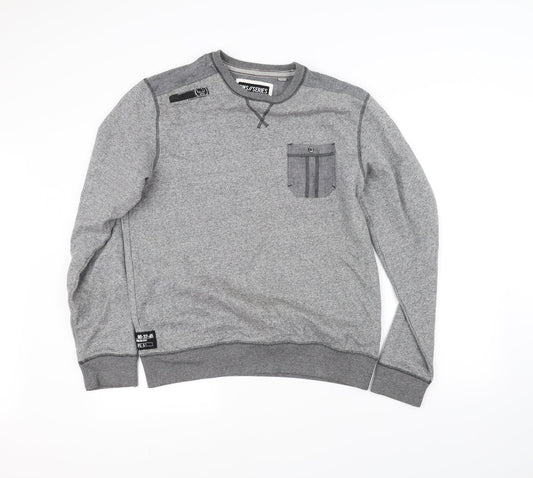 cws Mens Grey   Pullover Sweatshirt Size M