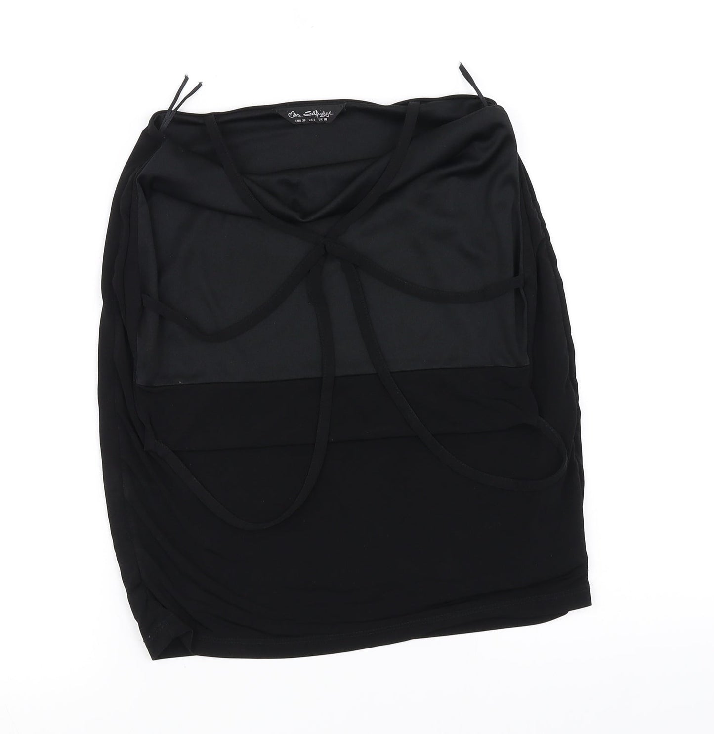 miss selfridg  Womens Black   Basic Blouse Size 6