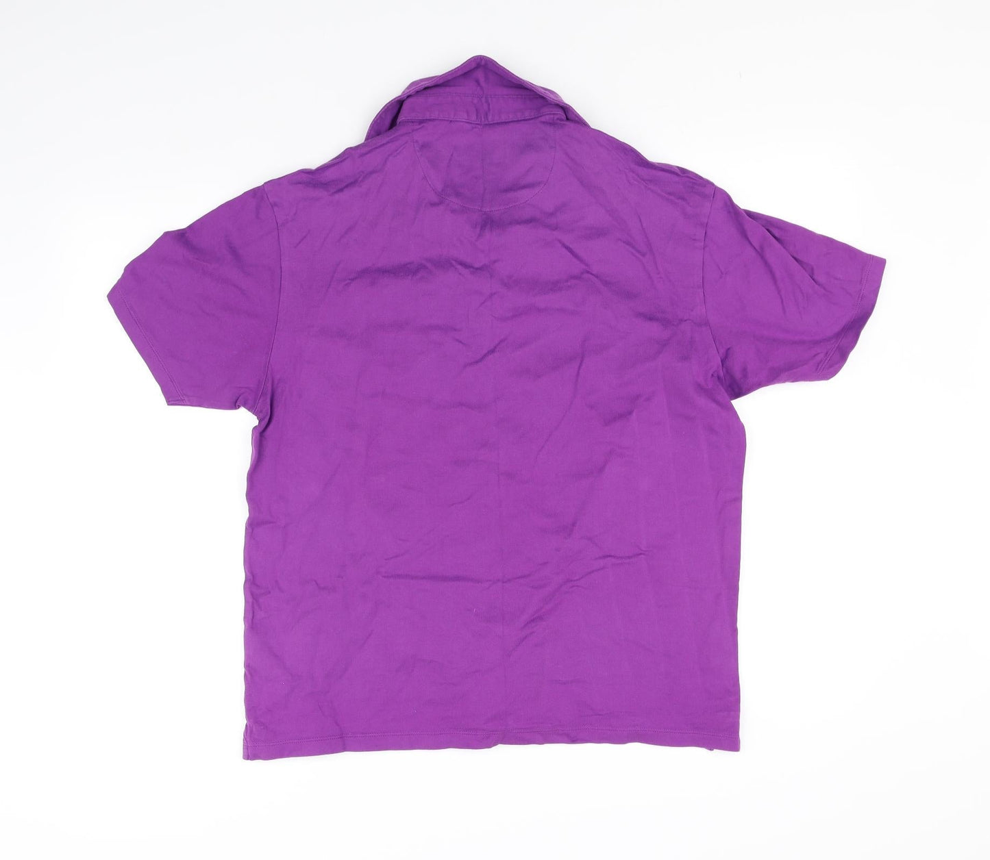 m&s Mens Purple    Polo Size M