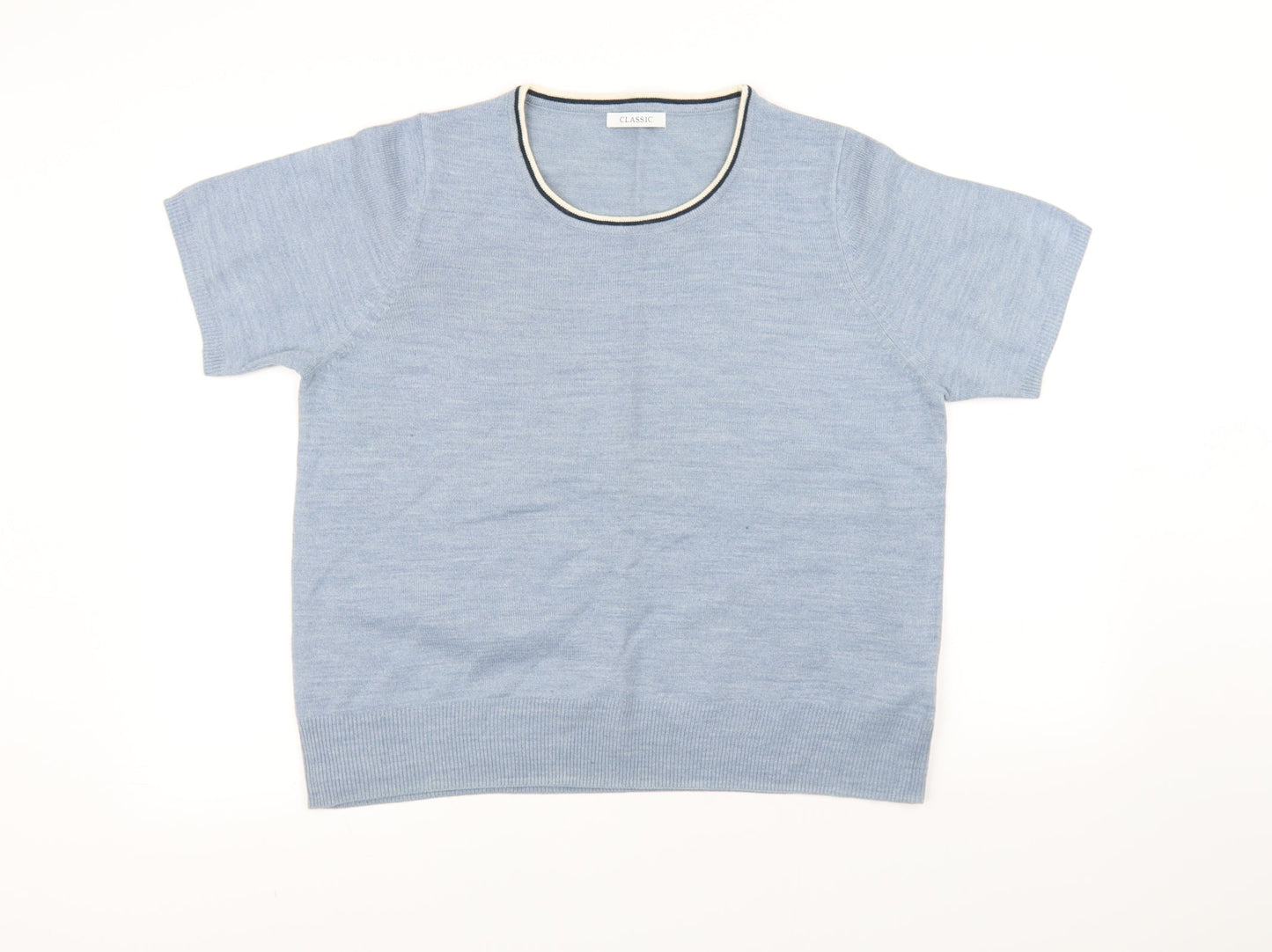 Classic Womens Blue   Basic Blouse Size 16
