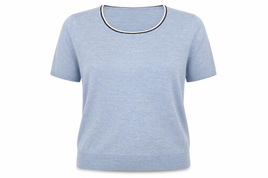 Classic Womens Blue   Basic Blouse Size 16