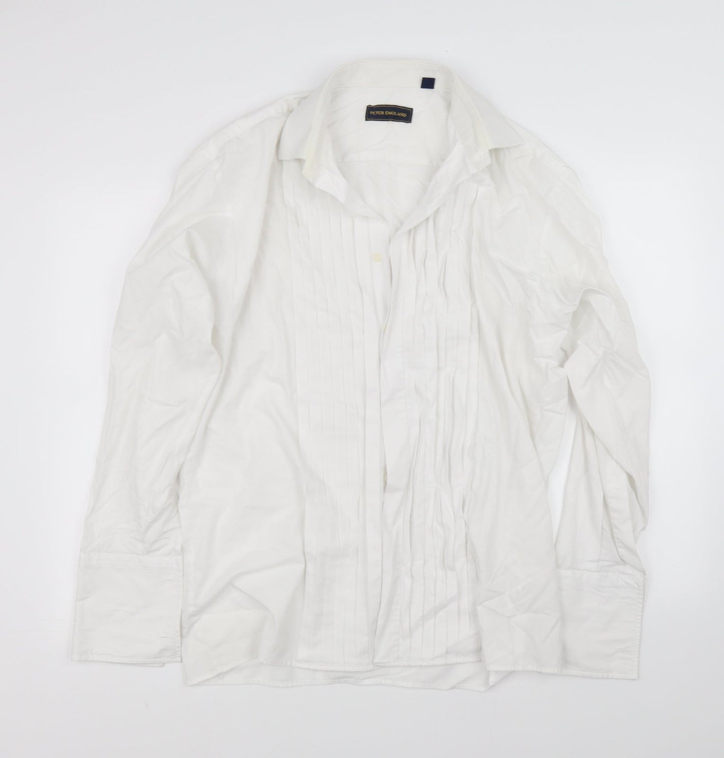 Peter England Womens White   Basic Button-Up Size XL
