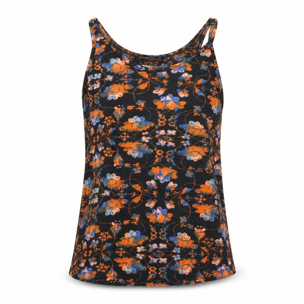 Atmosphere Girls Black Floral  Basic Tank Size 8 Years