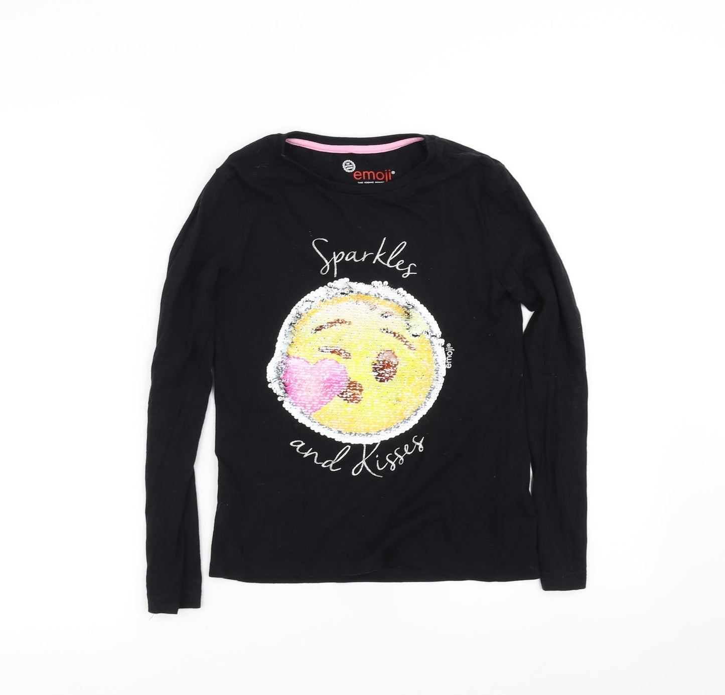 emoi Girls Black   Basic T-Shirt Size 9-10 Years