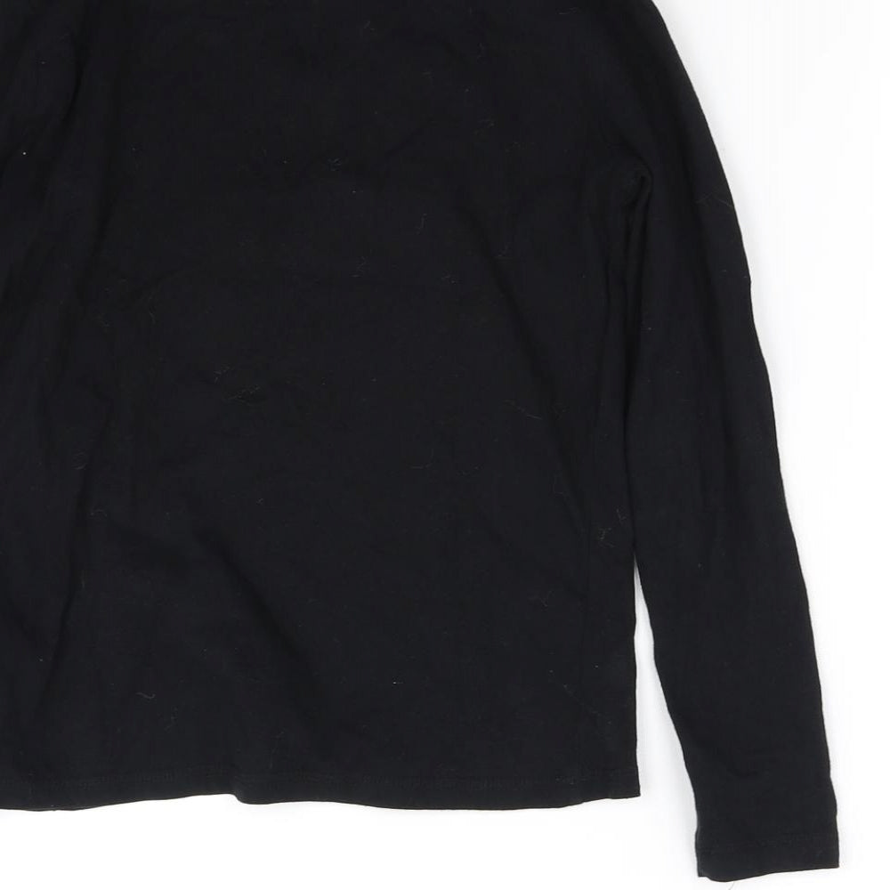 emoi Girls Black   Basic T-Shirt Size 9-10 Years