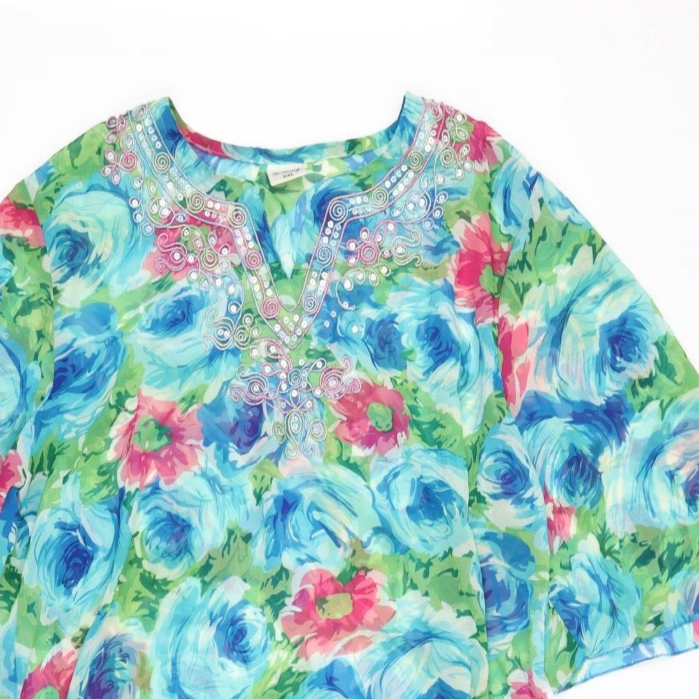 ti yang Womens Multicoloured   Fit & Flare  Size 3XL