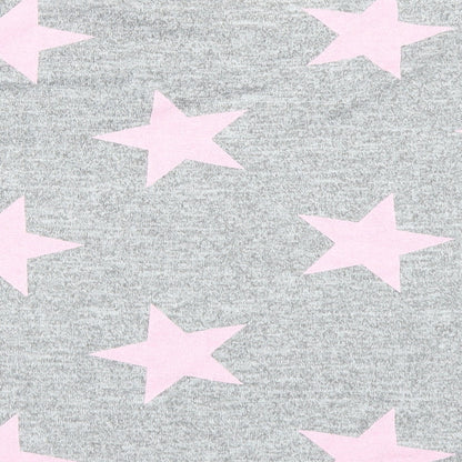 Brand and care label for PRETTYLITTLETHING women’s grey polka dot basic t-shirt, size M