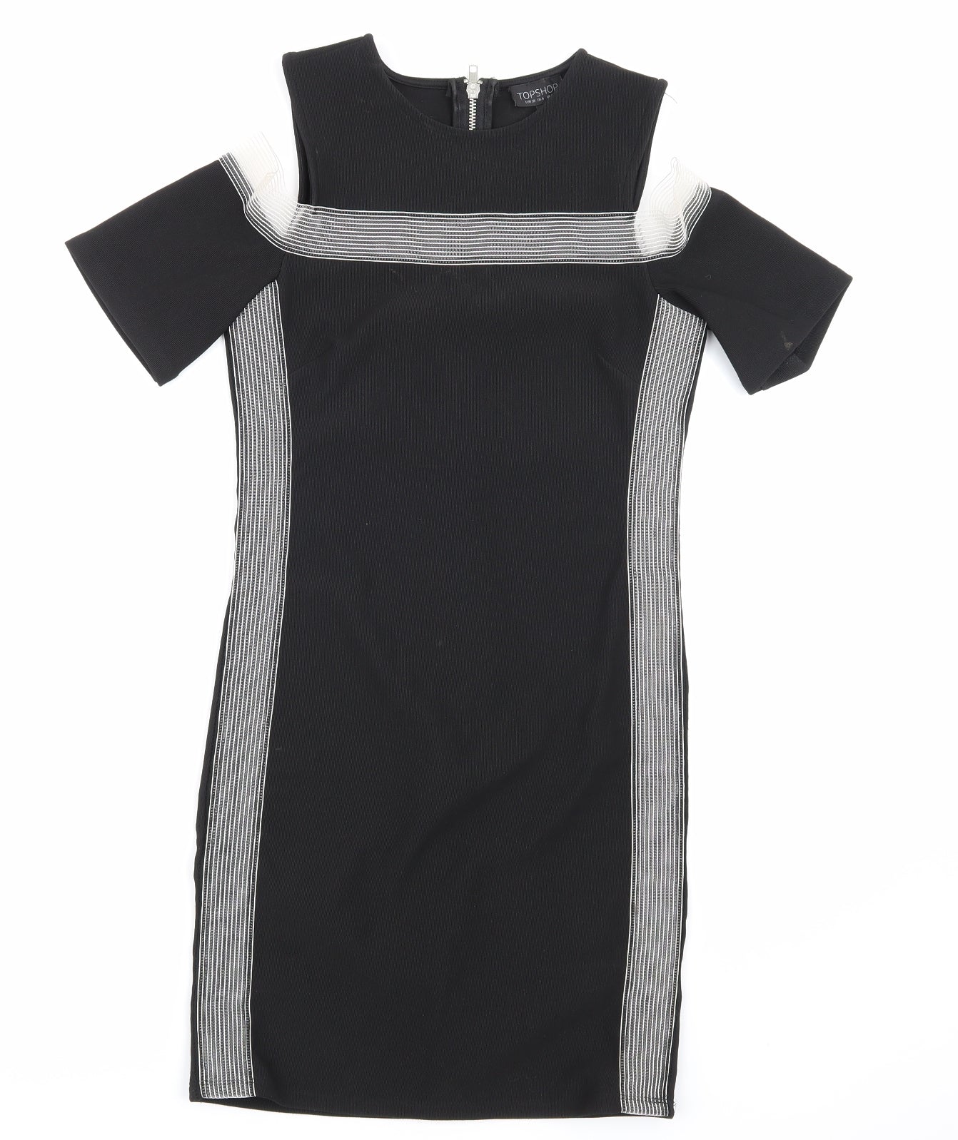 Topshop Womens Black   Pencil Dress  Size 10