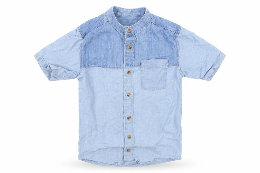 River Island Boys Blue  Denim Basic Button-Up Size 6 Years