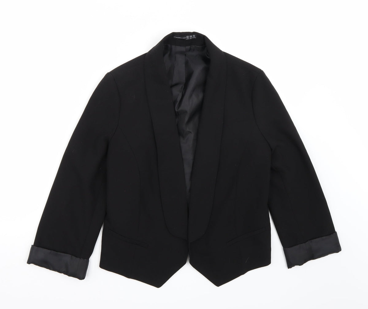 Additional front view of Primark women’s black jacket blazer, size UK 12