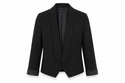 Front view of Primark women’s black jacket blazer, size UK 12