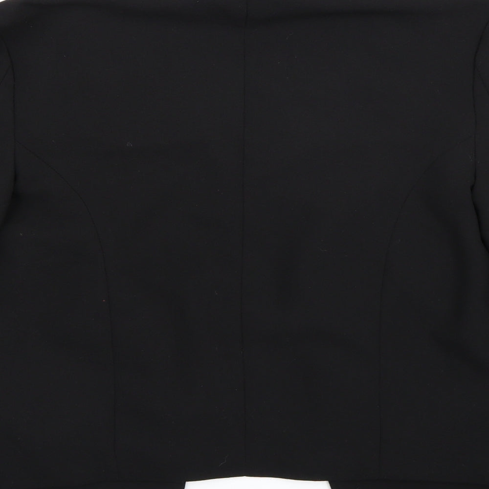 Brand and care label for Primark women’s black jacket blazer, size UK 12