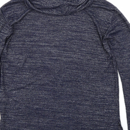 Brand and care label for Gap women’s blue jumper, size XS