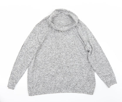 Additional front view of George women’s grey jumper, size UK 12