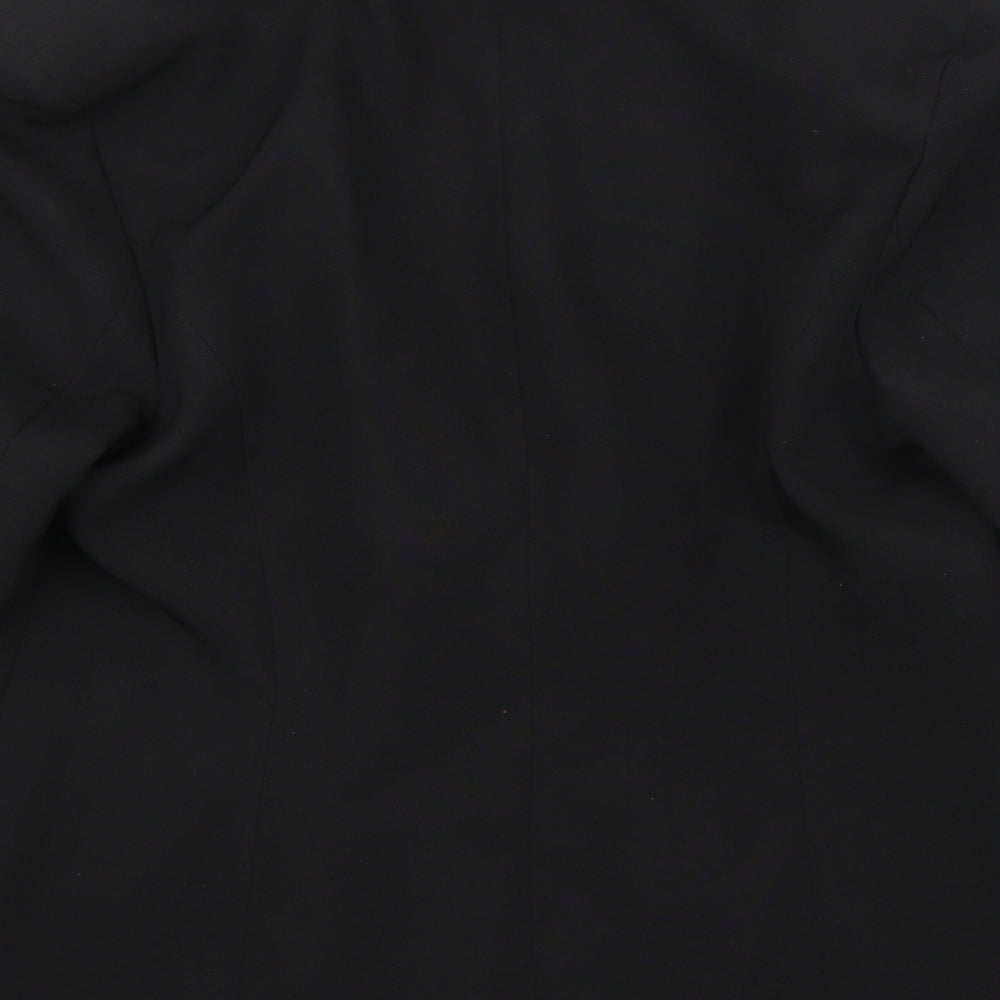 AMARANTO Womens Black   Jacket Blazer Size 14