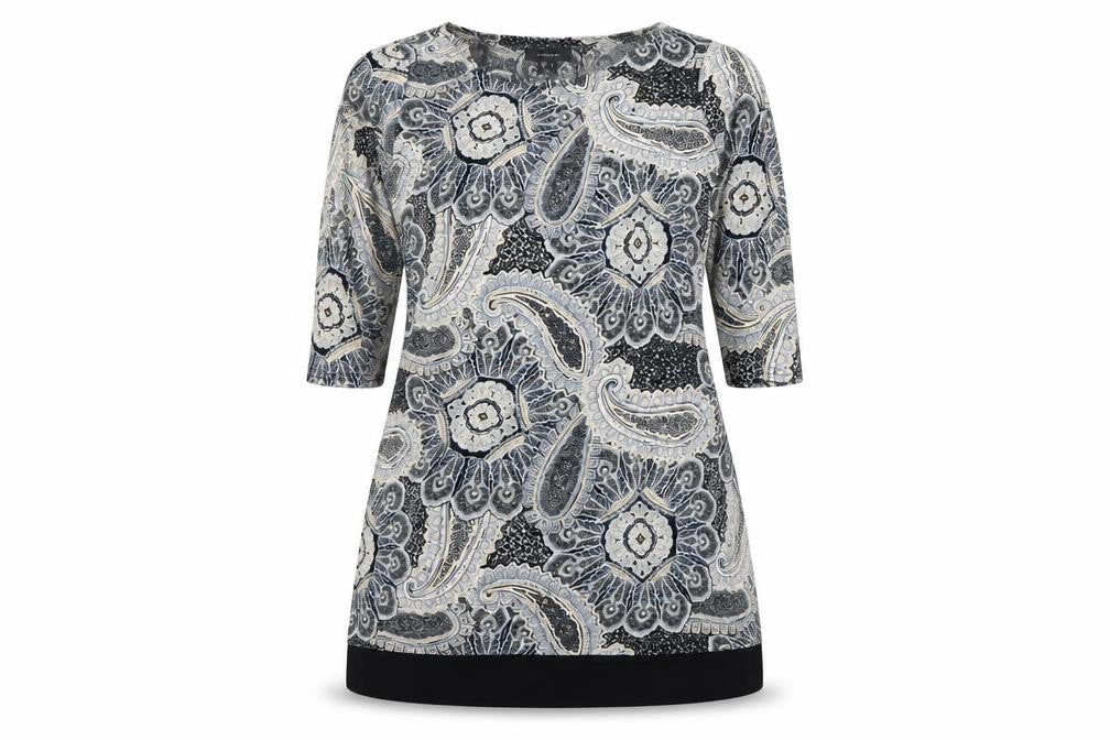 Atmosphere Womens Black Floral  A-Line  Size 14
