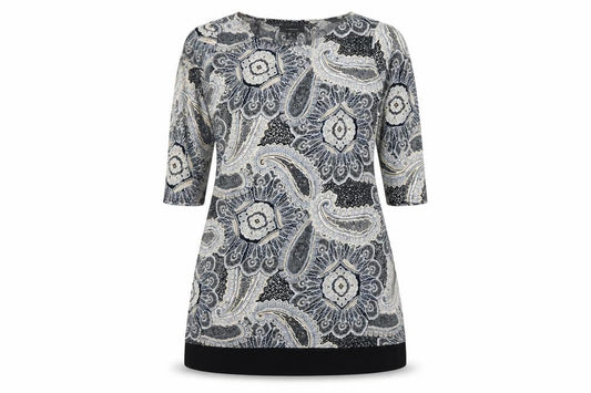 Atmosphere Womens Black Floral  A-Line  Size 14