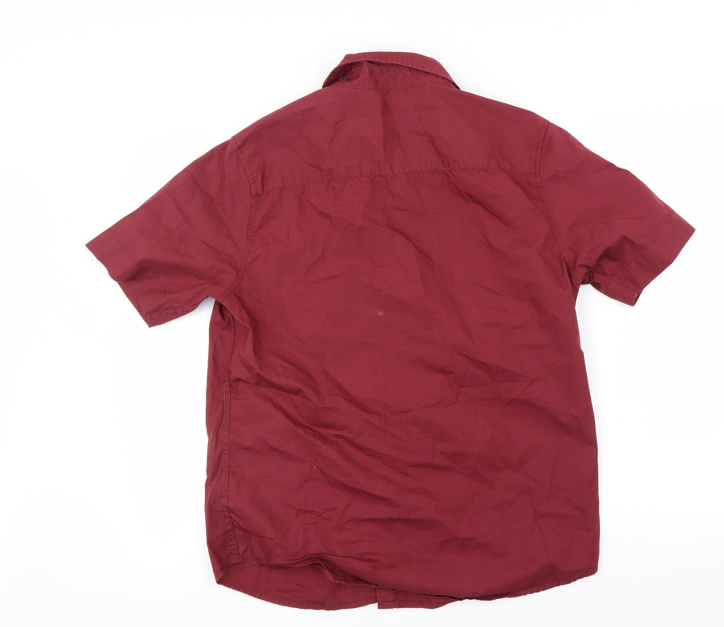 Industrialize  Mens Red    Button-Up Size M