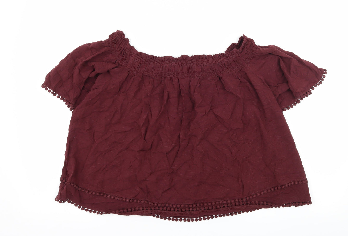 New Look Womens Purple   Basic Blouse Size 14